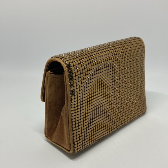 Amanda Smith Gold Mesh Clutch Purse - Picture 3 of 8